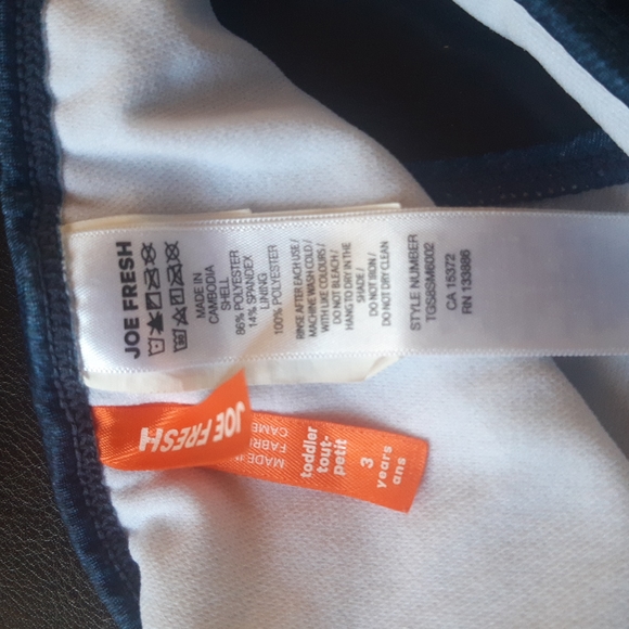 Size 3 Joe Fresh 2 piece Bikini bathing suit - Picture 6 of 6